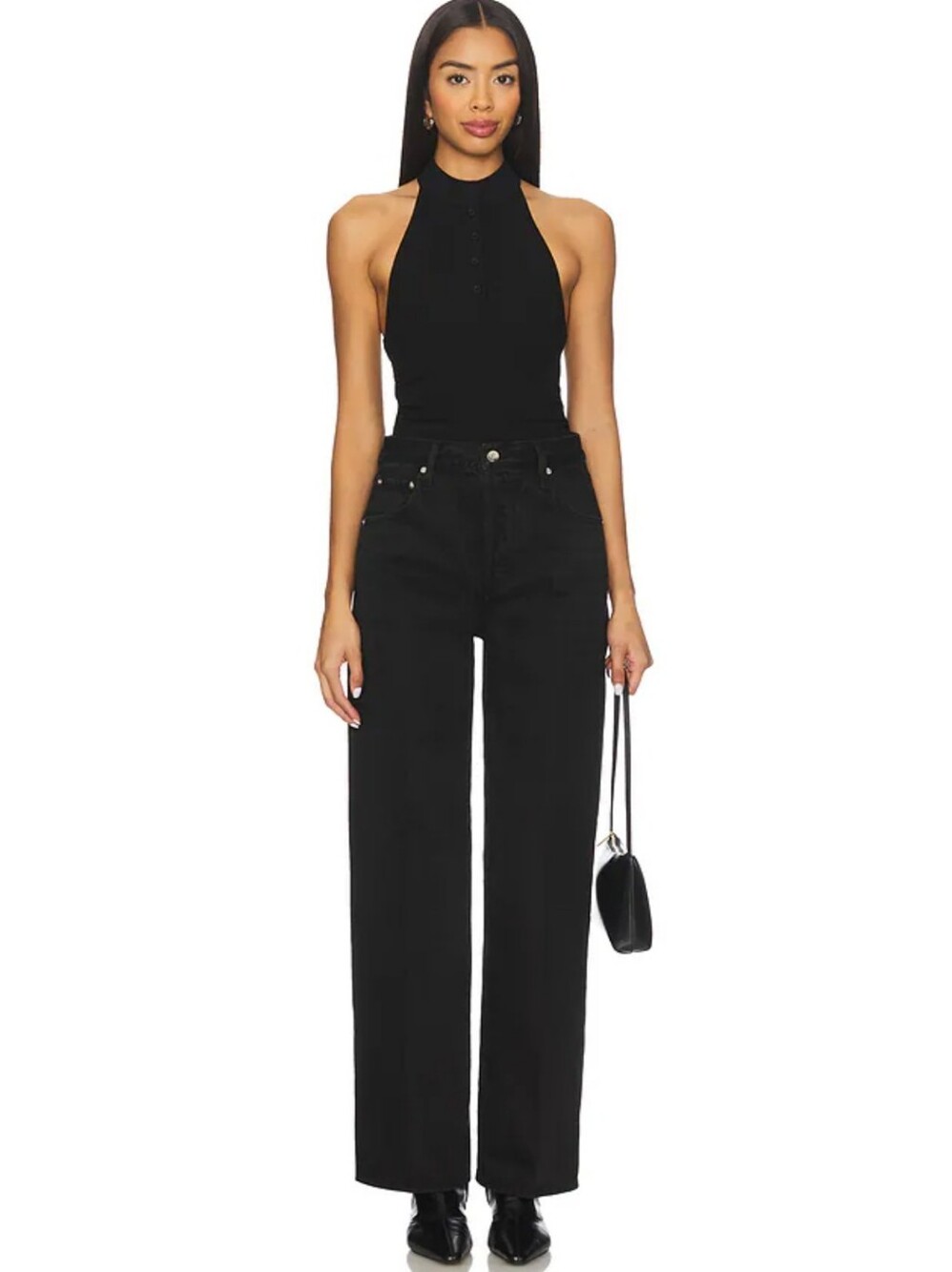New Pistola Tate High Rise Wide Leg Jeans Size 28